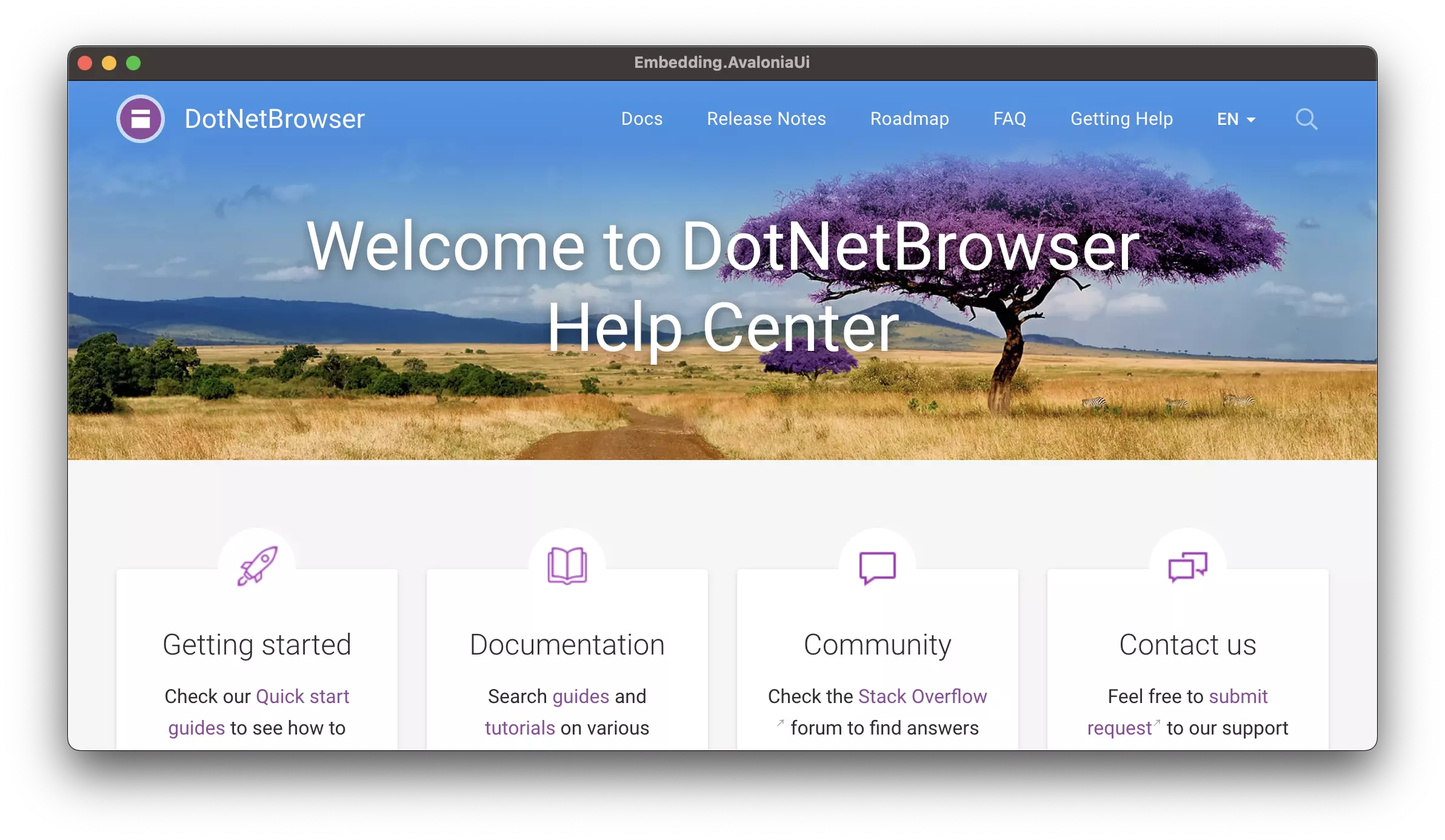 DotNetBrowser and Avalonia application on macOS
